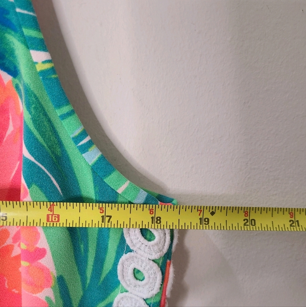 Lilly Pulitzer Stella Sleeveless Shift Dress in Serene Multi Paradise Bound Sz 6 - Picture 13 of 14